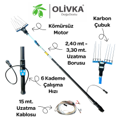 Olivka OLV-3600 Devir Ayarlı Teleskopik Zeytin Hasat Makinesi