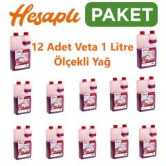 Veta 2 Zamanlı Yağ 1 Lt . Ölçekli 12 Adet