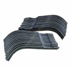 Benzinli Makineler Uyumlu Çapa Bıçağı 24 cm. 12 Sağ 12 Sol