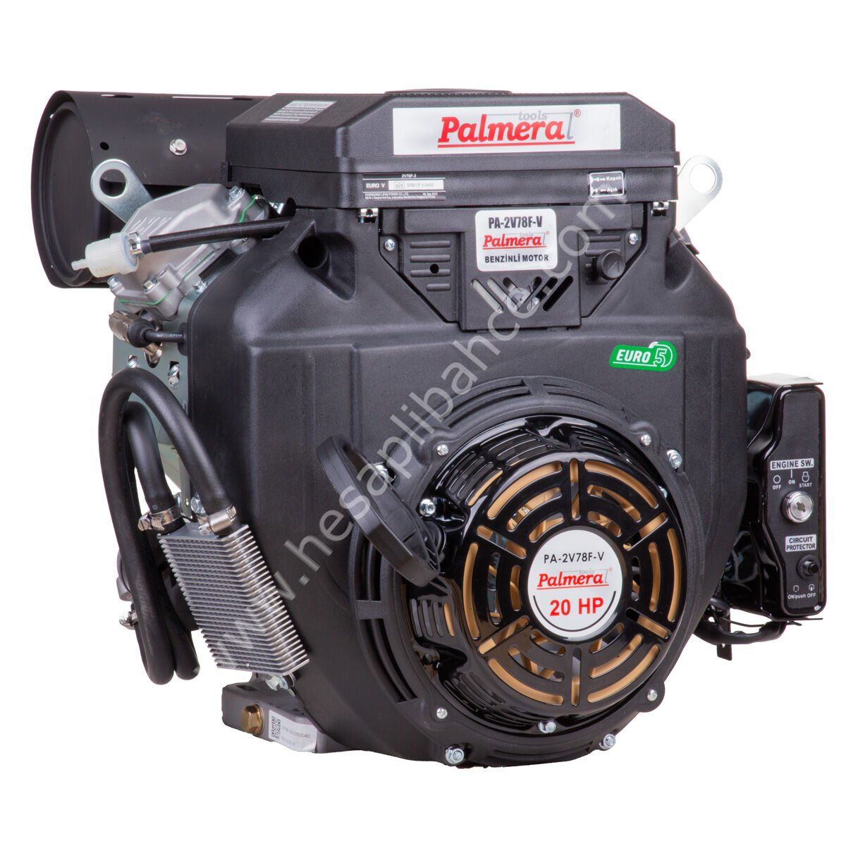 Palmera PA-2V78F-V Benzinli Motor 20 HP EUR5 Kamalı Tip 688 cc