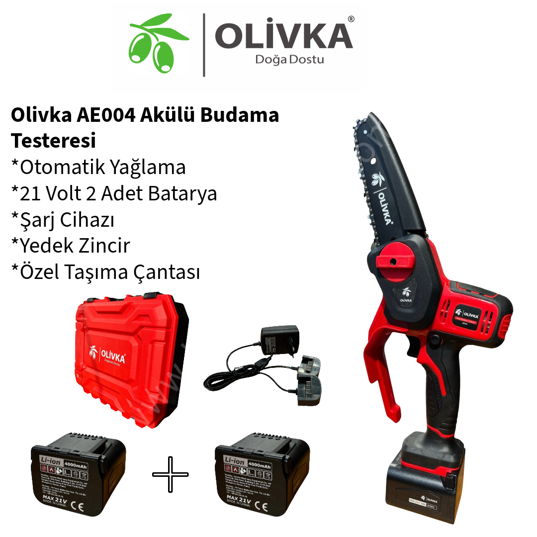 Olivka AE004 Akülü Budama Testeresi