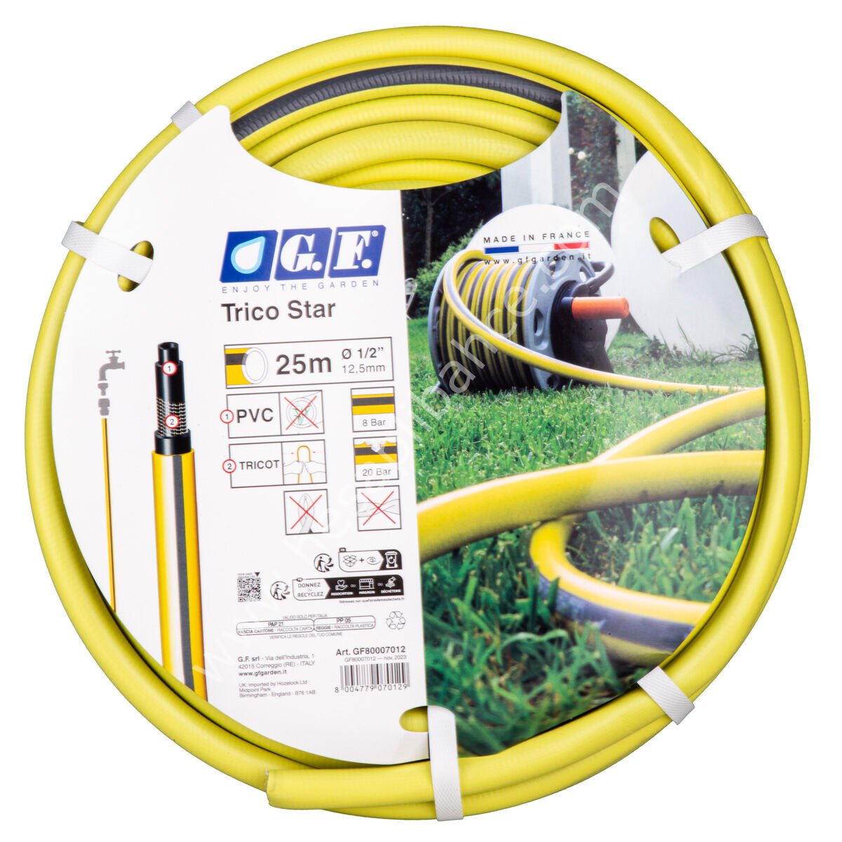 GF Bahçe Hortumu Trico Star 1/2'' 25 mt.