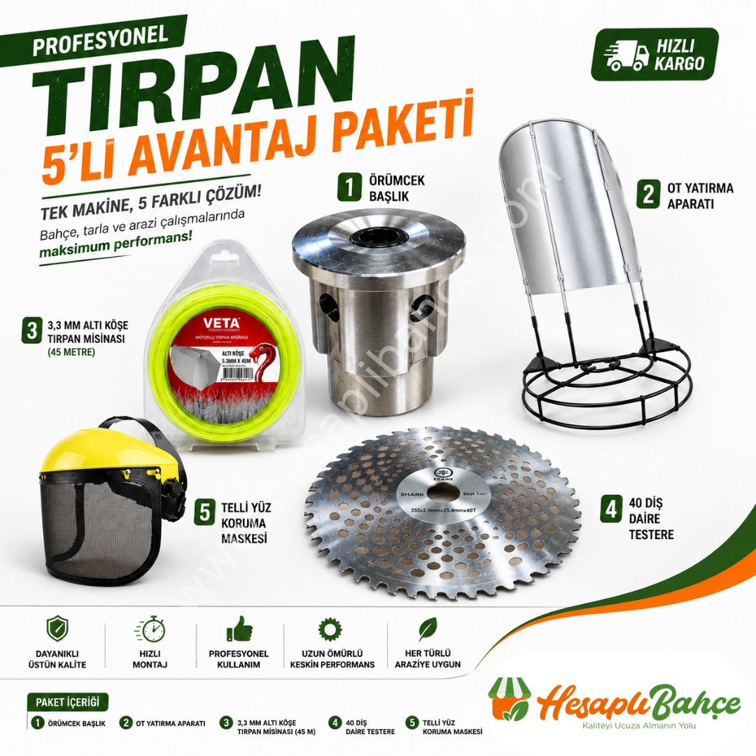 PROFESYONEL TIRPAN 5'Lİ AVANTAJ PAKETİ