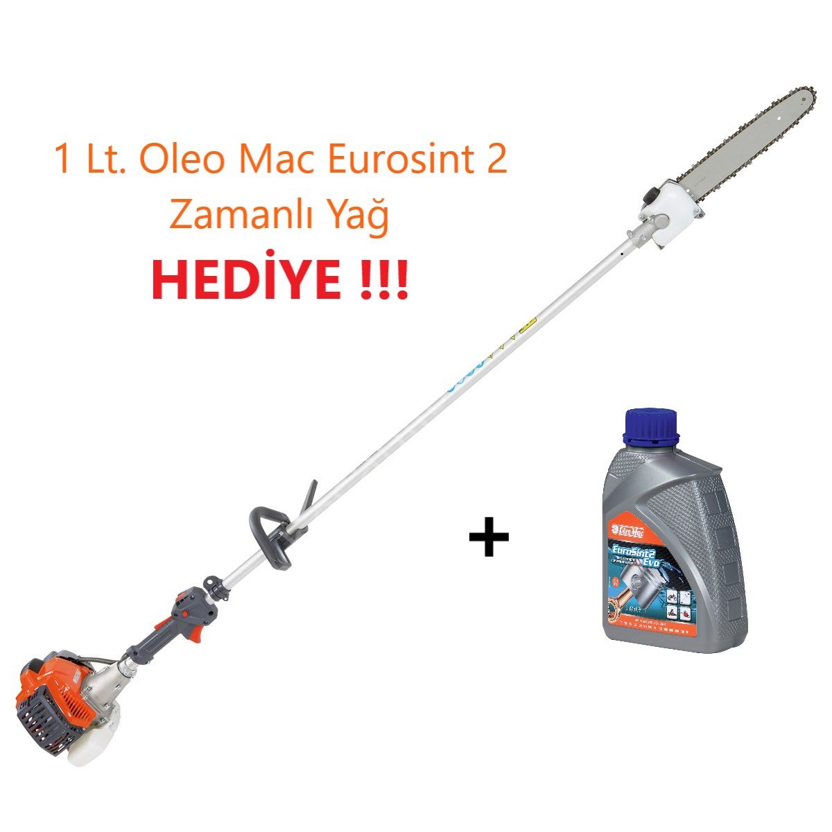 Oleo Mac PPH 250 EUR5 Yüksek Dal Budama Testeresi Sabit